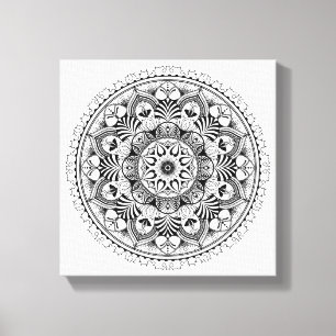 Mandala-Kreis 6 Leinwanddruck