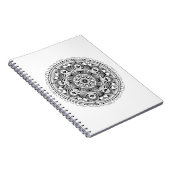 Mandala-Kreis Notizblock (Rechte Seite)