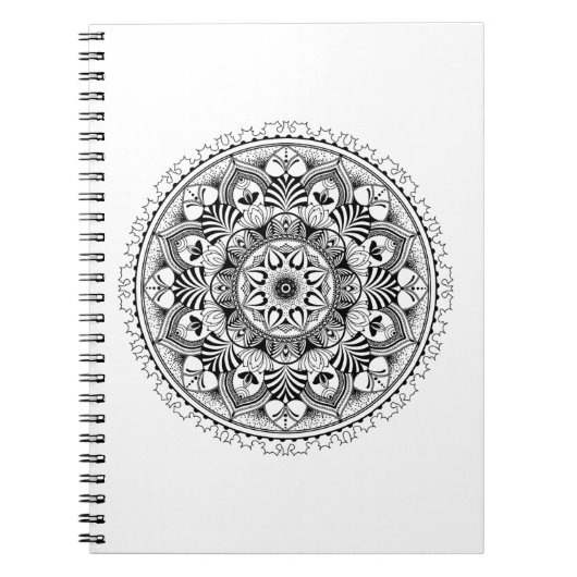 Mandala-Kreis Notizblock (Vorderseite)