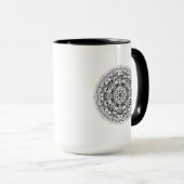 Mandala-Kreis Tasse (VorderseiteRechts)