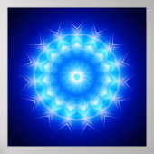 Mandala kristallines Licht 1 Poster (Vorne)