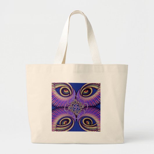Mandala Kundalini Jumbo Stoffbeutel (Vorne)