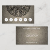 Mandala-Kunden-Loyalitäts-Lochkarte Treuekarte (Vorne/Hinten)