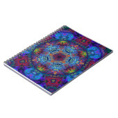 Mandala-Kunst-abstrakter Entwurf Notizblock (Linke Seite)