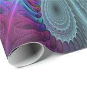 Mandala Kunst, Fraktal und Dichtung Geschenkpapier (Rolleneckpunkt)