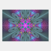 Mandala Kunst, Fraktal und Dichtung Geschenkpapier Set (Vorderseite 2)