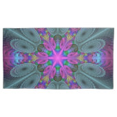 Mandala Kunst, Fraktal und Dichtung Kissenbezug (Vorderseite)
