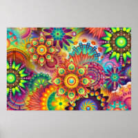 Mandala Kunst, Fraktal und Dichtung
