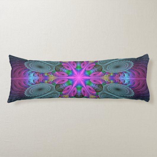 Mandala Kunst, Fraktal und Dichtung Seitenschläferkissen (Vorderseite)