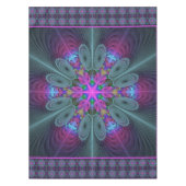 Mandala Kunst, Fraktal und Dichtung Tischdecke (Vorderseite)