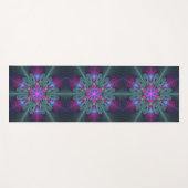 Mandala Kunst, Fraktal und Dichtung Yogamatte (Vorderseite (Horizontal))