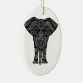 Mandala-Kunst Keramikornament (Rechts)