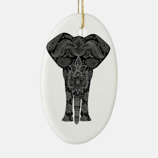 Mandala-Kunst Keramikornament (Rechts)