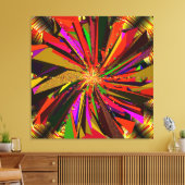 Mandala-Kunst Leinwanddruck (Insitu (Wohnzimmer))