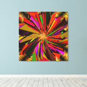 Mandala-Kunst Leinwanddruck (Insitu (Holzboden))