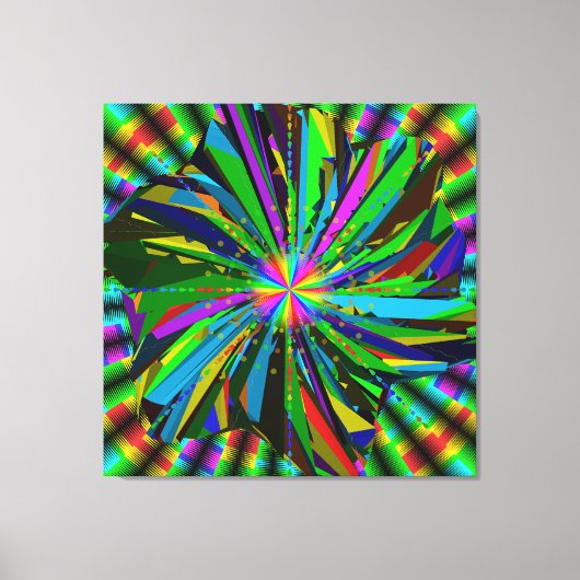 Mandala-Kunst Leinwanddruck (Vorderseite)
