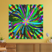 Mandala-Kunst Leinwanddruck (Insitu (Wohnzimmer))