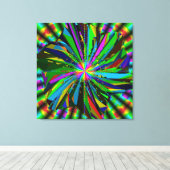 Mandala-Kunst Leinwanddruck (Insitu (Holzboden))