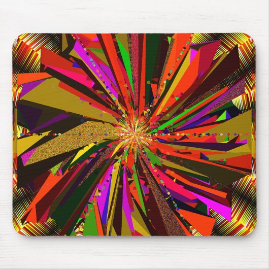 Mandala-Kunst Mousepad (Vorne)