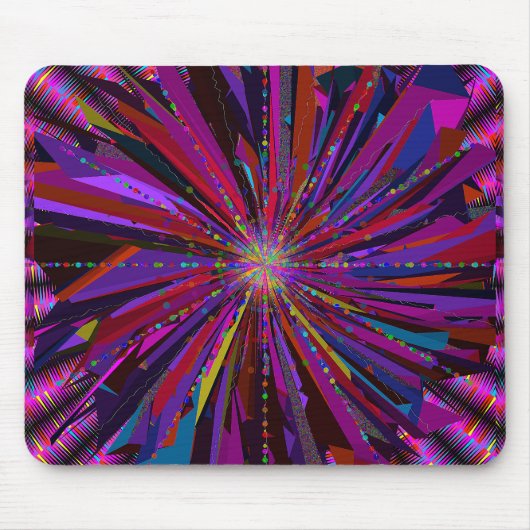 Mandala-Kunst Mousepad (Vorne)