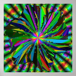 Mandala-Kunst Poster