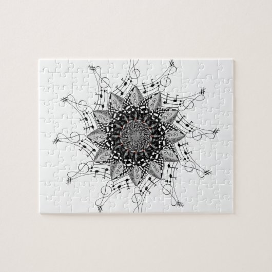 Mandala-Kunst Puzzle (Horizontal)