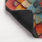 Mandala-Kunst strukturierte Blume Mousepad (Ecke)