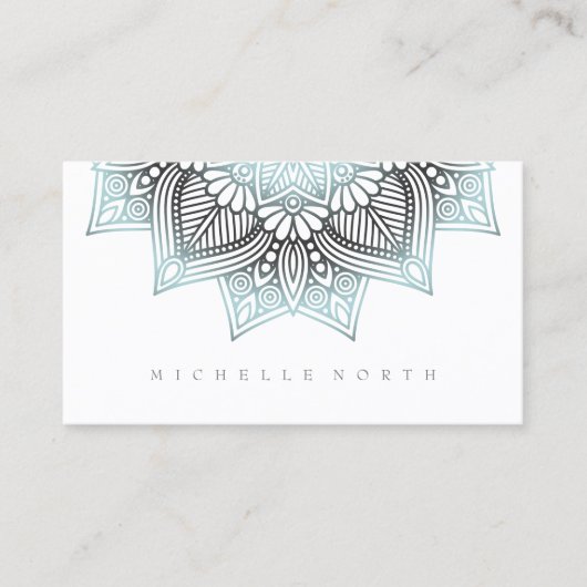 Mandala Lace Ltd. Blue ID968 Visitenkarte (Vorderseite)