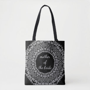 Mandala Lace Mutter der Braut Wedding Swirl Tasche