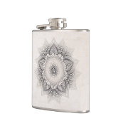 Mandala Lace Neutrals ID478 Flachmann (Links)