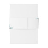 Mandala Lace Rev Wedding Ltd. Blue ID968 Einladungsbanderole (Rückseitenbeispiel)