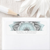 Mandala Lace Wedding Ltd. Blue ID968 (Insitu)