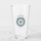 Mandala Lace Wedding Ltd. Blue ID968 Glas (Rückseite)