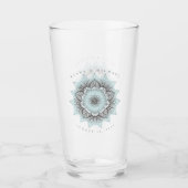 Mandala Lace Wedding Ltd. Blue ID968 Glas (Vorderseite)