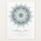 Mandala Lace Wedding Ltd. Blue ID968 Planer (Vorderseite)