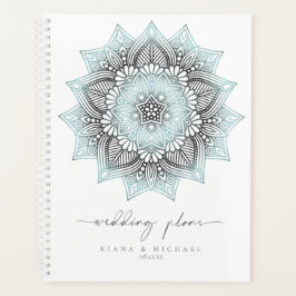Mandala Lace Wedding Ltd. Blue ID968 Planer