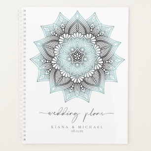 Mandala Lace Wedding Ltd. Blue ID968 Planer