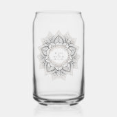 Mandala Lace Wedding Neutrals ID478 Dosenglas (Rückseite)