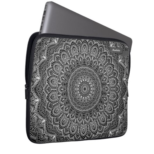 Mandala Laptopschutzhülle (Vorne Rechts)