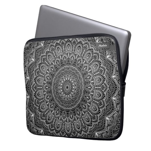 Mandala Laptopschutzhülle (Vorderseite Links)
