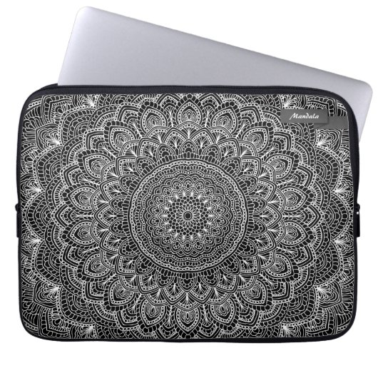 Mandala Laptopschutzhülle (Vorderseite)