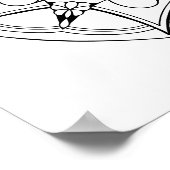 Mandala Large Aduloring Poster (Ecke)