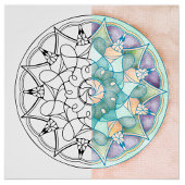Mandala Large Aduloring Poster