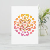 Mandala Leap Toy Einladung (Stehend Vorderseite)