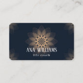 Mandala-Lebenslehrer-Visitenkarte Visitenkarte (Vorderseite)