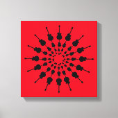 Mandala Leinwanddruck (Vorderseite)