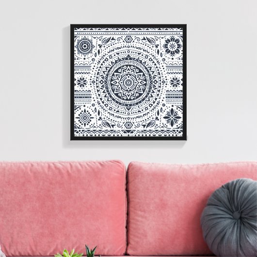 Mandala Leinwanddruck (Insitu (Wohnzimmer))