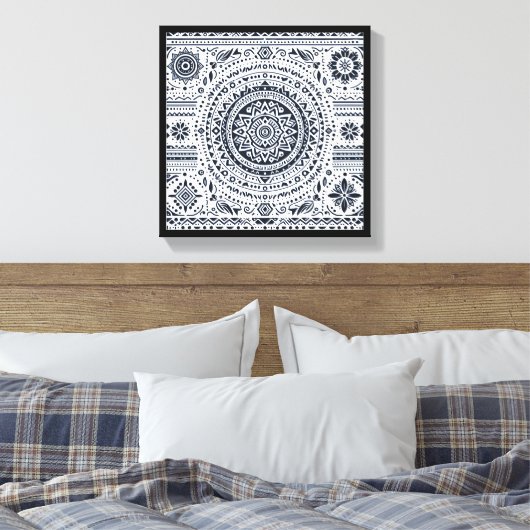 Mandala Leinwanddruck (Insitu (Schlafzimmer))