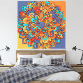 Mandala Leinwanddruck (Insitu (Schlafzimmer))