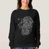 Mandala León Sweatshirt (Vorderseite)